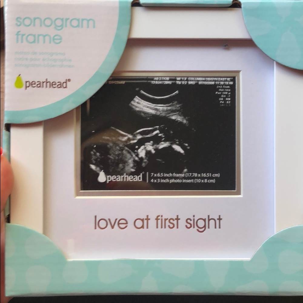 Sonogram photo frame